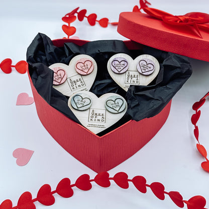 Love Note Candy Studs