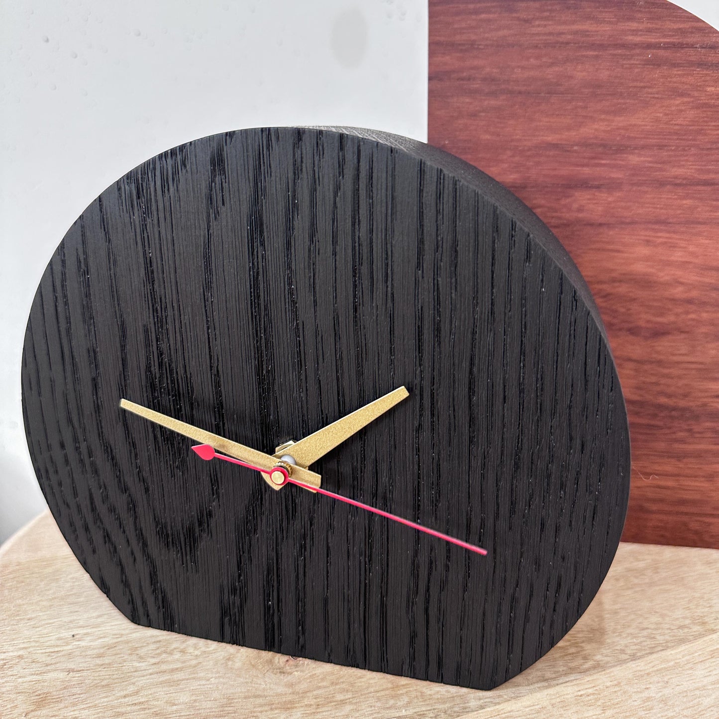 White Oak Desk Clock