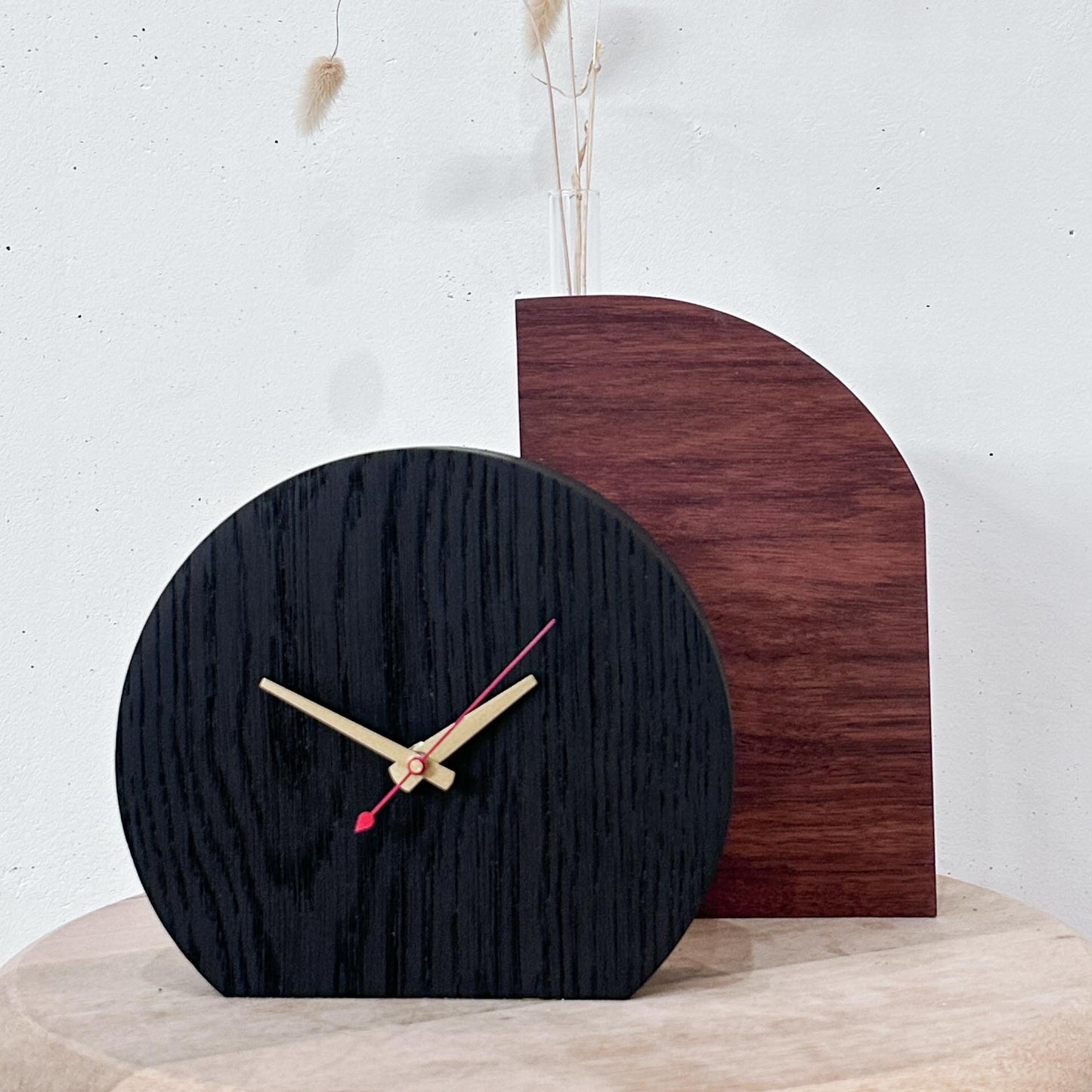 White Oak Desk Clock